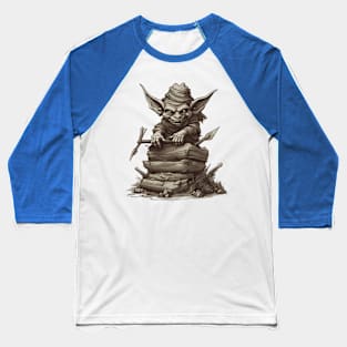 Creature Caper Goblin Stack Tee Baseball T-Shirt